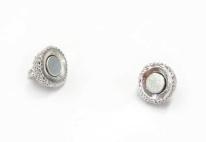 【ジュエリー・ケース・用品】ネックレスなどの留め具　ネックレスクラスプ　　デコボコタイプ