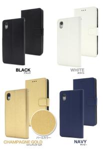 13色展開♪ソフトなさわり心地！　iPhone XR用13色カラーレザー手帳型ケース