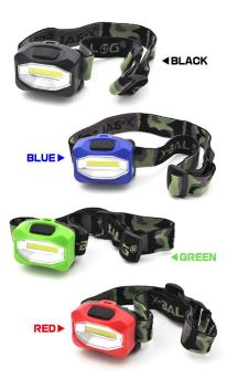 レジャーや防災用に♪　LEDヘッドライト　4色