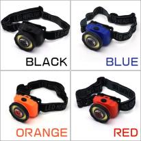 アウトドアやキャンプなどに♪　COB型＋砲弾型搭載！高輝度LEDヘッドライト