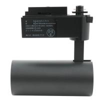 高輝度12.4W　LEDダクトレールスポットライト　ブラック本体　昼光色/電球色