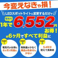 高輝度12.4W　LEDダクトレールスポットライト　ブラック本体　昼光色/電球色