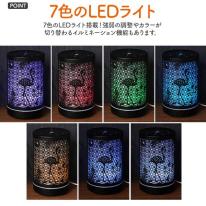 2種ミストモード・LEDライト・タイマー。　フラミンゴシルエット 超音波加湿器
