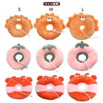 ソフトタイプのエリザベスカラー♪　クッション型 アニマル&フードデザインカラーS/M/Lサイズ