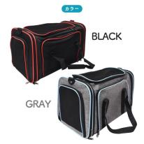 キャリーからハウスにできる！ 折りたたみ式 ペットキャリーバッグ 小型犬・猫向き