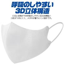 【超大きめ立体】　個別包装　横幅210mm　超大きめ立体マスク　30枚入り