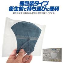 【超大きめ立体】　個別包装　横幅210mm　超大きめ立体マスク　30枚入り