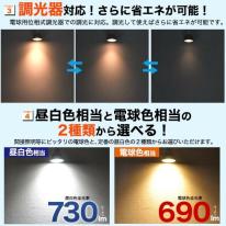 JDRφ50　ハロゲンランプ60W型対応　6W広角LEDスポットライト 口金E11