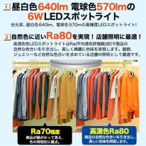 照射角度20°　中角タイプLEDスポットライト(ハロゲン形LED)　口金E11