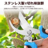 軽量・ステンレス製で切れ味抜群　芽切ばさみ