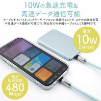 ＜スマホ用素材アイテム＞充電ケーブルがストラップに！　Type-C充電ケーブル ショルダーストラップ