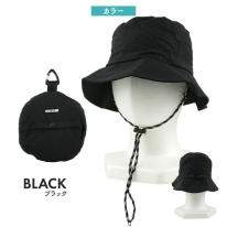 収納袋一体型で軽量コンパクト！　折りたたみ式 日焼け防止帽子 UPF50+