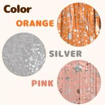 幅4.2mのロングタイプ♪　パーティー用フリンジカーテン(ホイル タッセルカーテン)