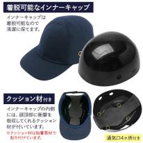 ヘルメットに見えないお洒落なデザイン！　男女兼用 サイクルキャップ型ヘルメット