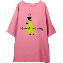 さらさら涼しいプリント柄チュニック