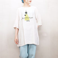 さらさら涼しいプリント柄チュニック