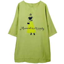 さらさら涼しいプリント柄チュニック