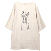 さらさら涼しいプリント柄チュニック