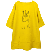 さらさら涼しいプリント柄チュニック