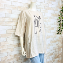 さらさら涼しいプリント柄チュニック