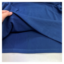 ネックレス付き　ピーチ起毛　ボトルネック　カットソー