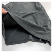 ピーチ起毛　3本タック　ボトルネック　カットソー