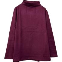 ピーチ起毛　3本タック　ボトルネック　カットソー