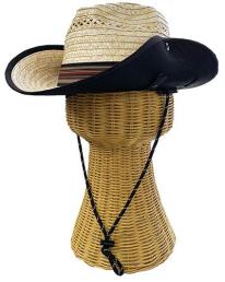 紳士　麦わら帽子DX 日よけ付
