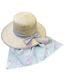 婦人　麦わら帽子DX マスク付