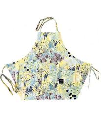 いろいろ入る5ポケットエプロン　ボタニカルイエロー
