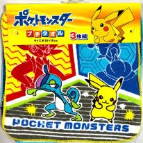 ミニタオル ポケモン 3枚セット 445572 ポケットモンスター プチタオル