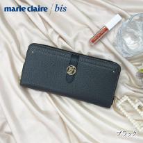 marie claire/bis ルナ ラウンドファスナー長財布 レディース財布