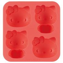 シリコンケーキ型  キティ　おやつタイム／SLM4_551642