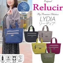 多ポケットの軽量手提げハンドバッグ【LYDIA-リーディア-】