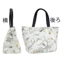 ミセス 花柄　リバーシブル トート  手提げ バッグ かばん