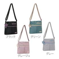 ミセス バッグ ショルダー トート 花 軽量 ブラック グレー グリーン グレージュ