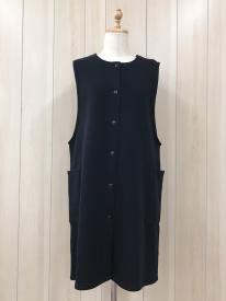 STYLE UP APRON　裏起毛ニット ジレエプロン　