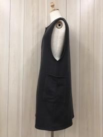 STYLE UP APRON　裏起毛ニット ジレエプロン　