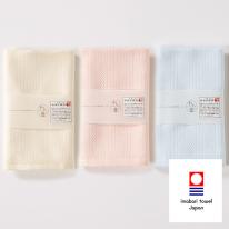 【今治タオル】わた音　ヘリンボン　＜フェイスタオル＞