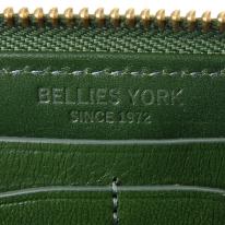 イタリアンレザー　BELLIES YORK   ラウンドファスナー長財布