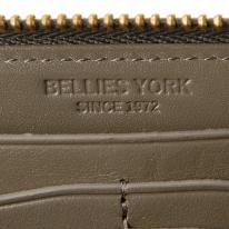 イタリアンレザー　BELLIES YORK   ラウンドファスナー長財布