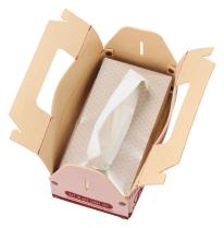 ティッシュケース（ドーナツボックス）レッド
