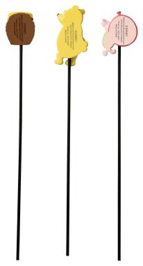 ディズニー　ピック3本セット（Classic Pooh）　クラシックプー