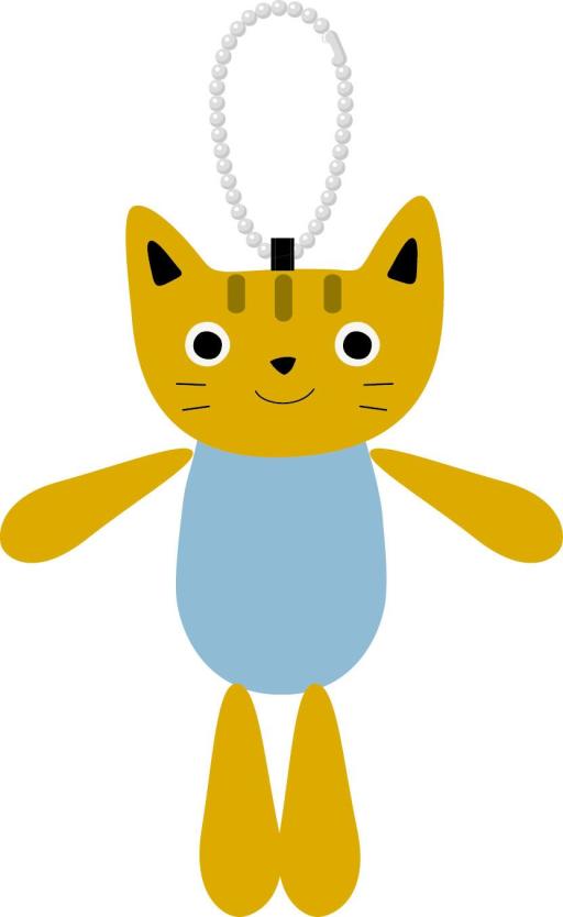 ぷらりんマスコット　トラねこ