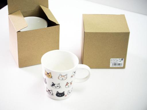 マグカップ　ねこ顔