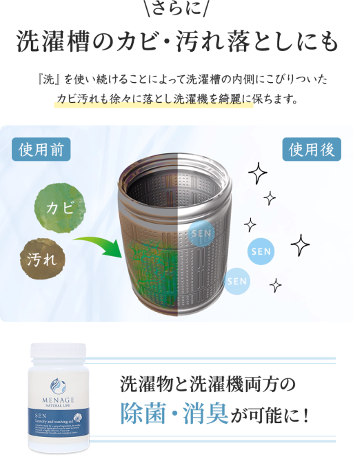 MENAGE NATURAL LIFE　SEN　洗　150g