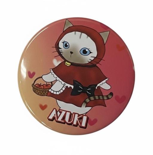 赤ずきんあずき　缶バッジ