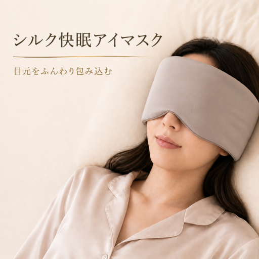 シルク快眠アイマスク