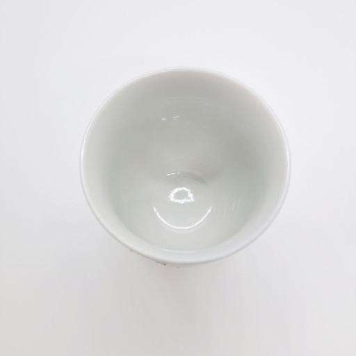 九谷焼湯呑小花ちらしピンク