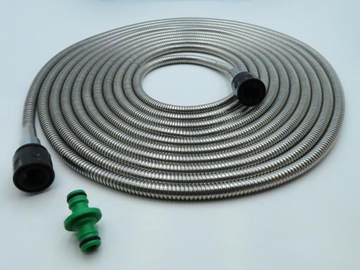 ステンレスコイルホース 取り換え(延長)用ホース 10m | ホース 洗車 ガーデニング 庭 掃除
